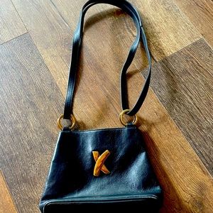 Navy Paloma Picasso Handbag